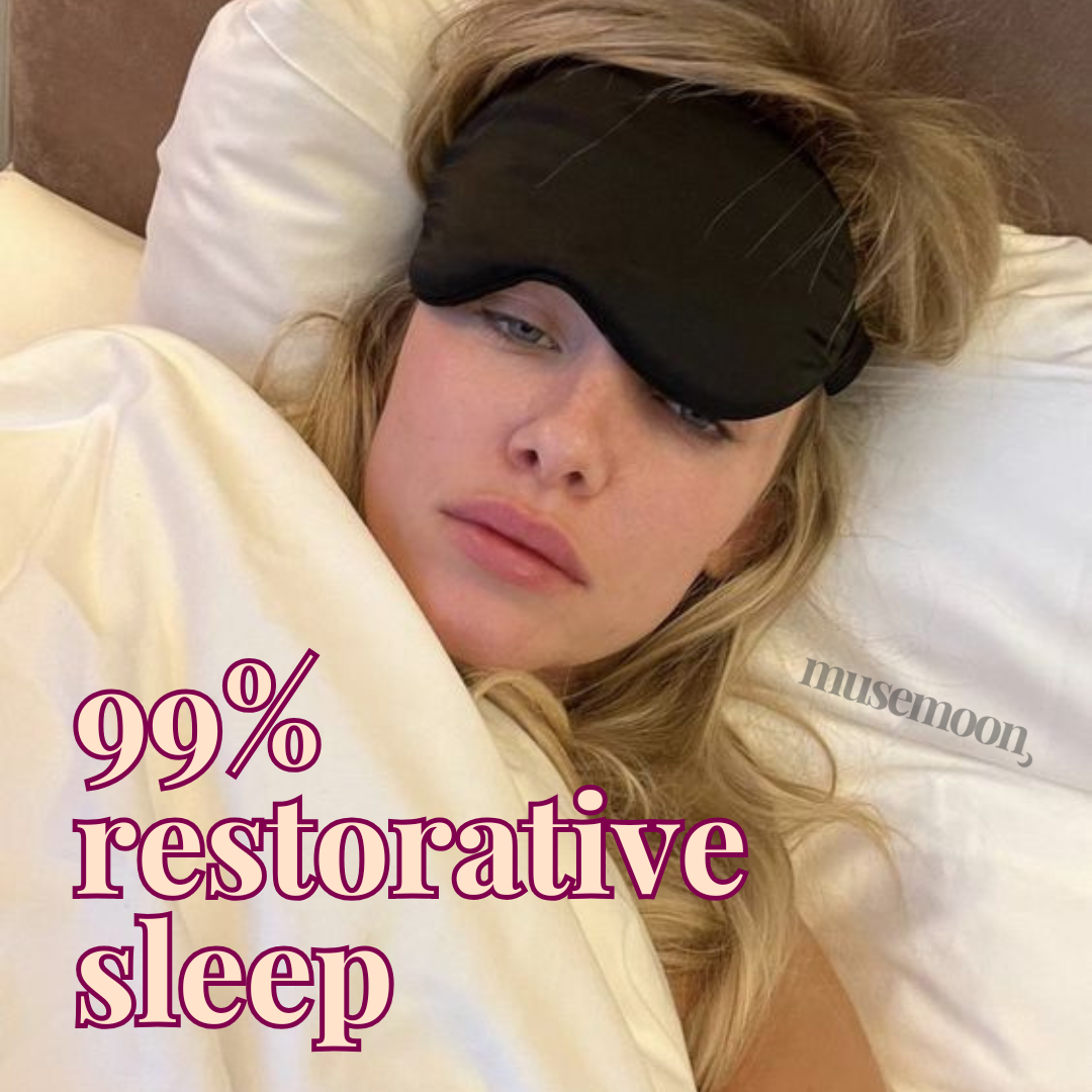 NOCTURNA – Breathable Satin Eye Mask