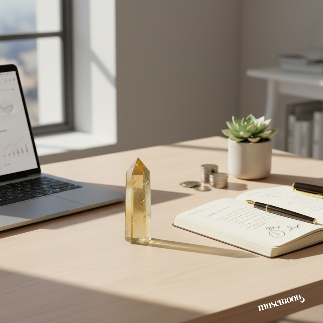 Citrine Point: The Merchant's Stone of Success