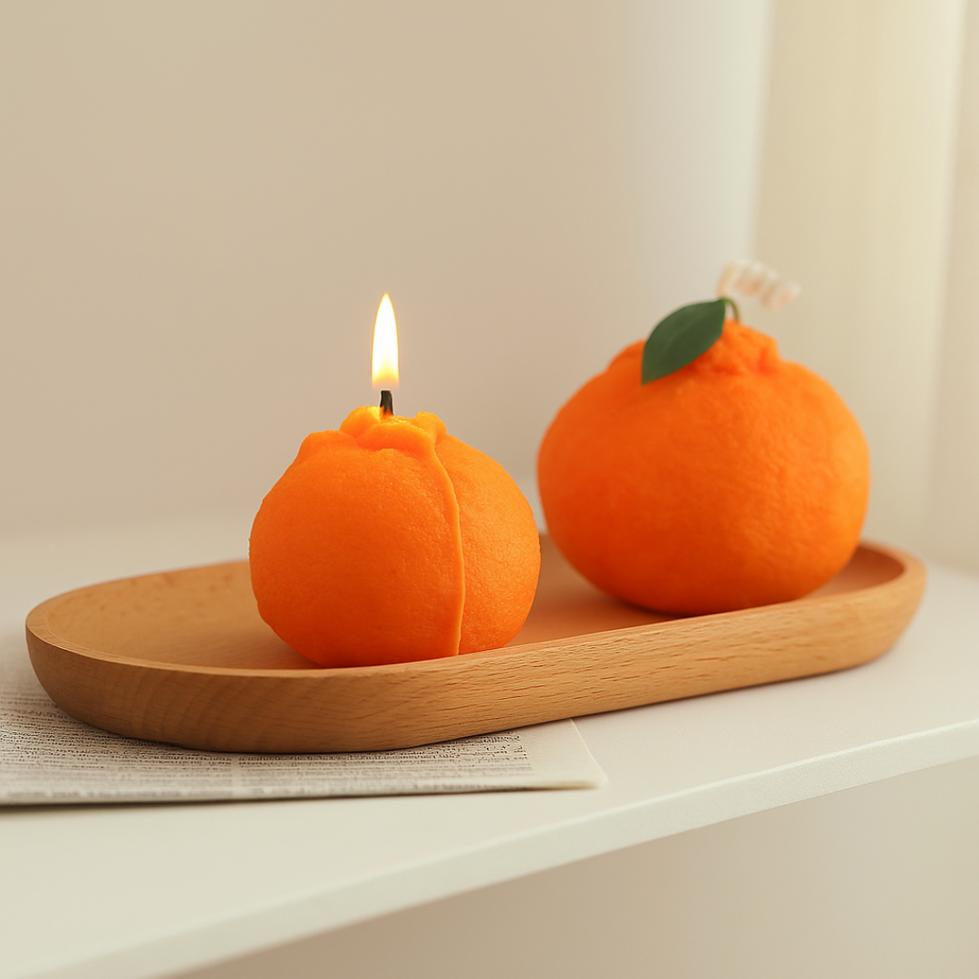 Citrus Aura – Tangerine Energy Candle